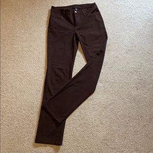 Brown Straight Leg Pants